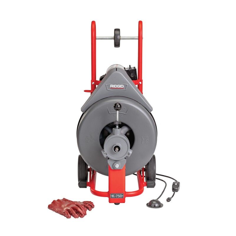 RIDGID K-750 Drum Machine (Model 47047) | J.M. McKinney Co RIDGID K-750 Drum Machine, Model 47047, with AUTOFEED cable control