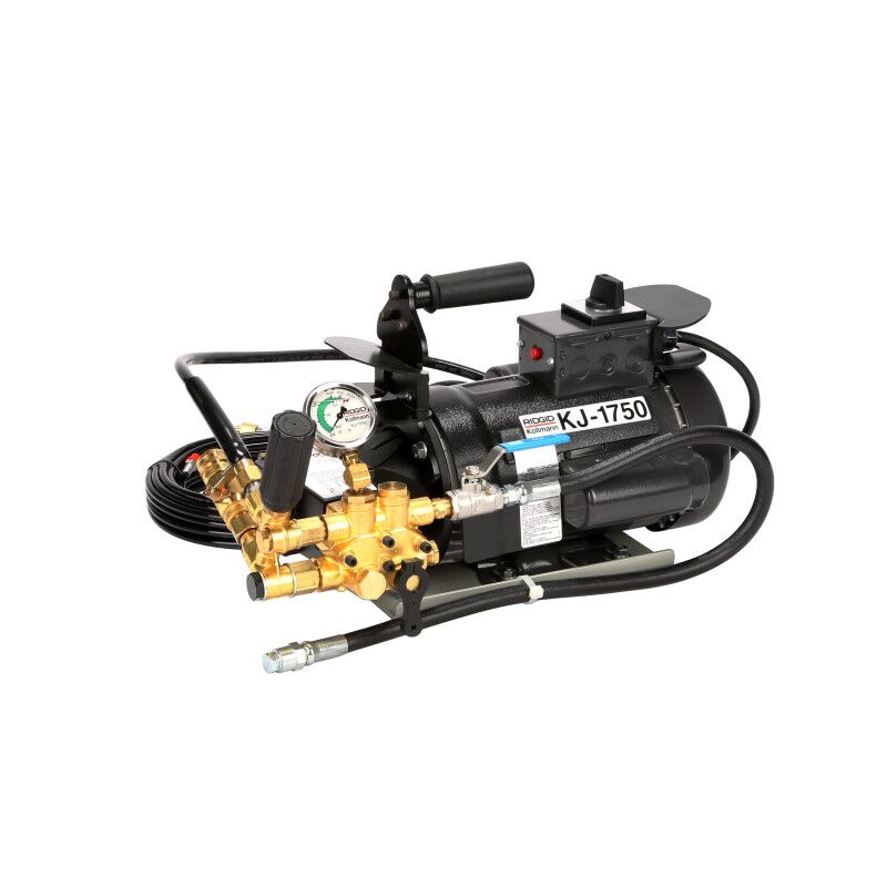 RIDGID KJ-1750 Water Jetter | 1,750 PSI Portable Drain Cleaner (Model 62697) | J.M. McKinney Co 62697 - RIDGID KJ-1750 Water Jetter