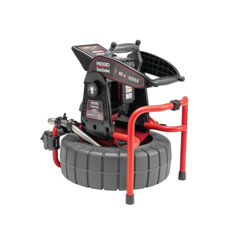 SeeSnake Compact M40 System with CS6x Versa Monitor | TruSense HDR Imaging & 131' Push Cable (63818) | J.M. McKinney Co 63818 - SeeSnake® Compact M40 System, includes CS6x VERSA Digital Recording Monitor, 18V Battery and Charger