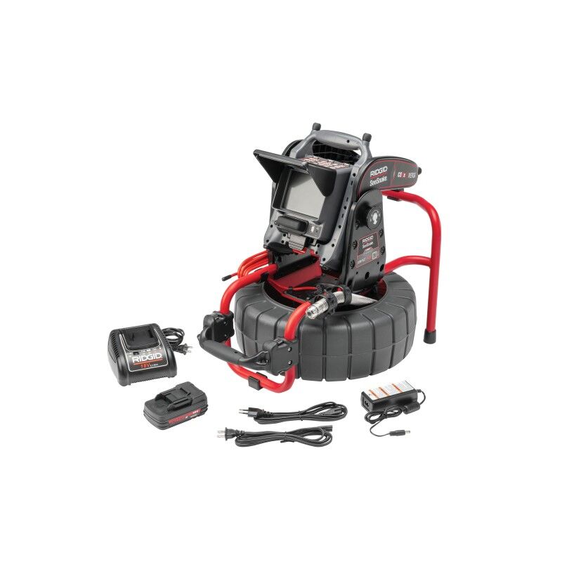 SeeSnake Compact M40 System with CS6x Versa Monitor | TruSense HDR Imaging & 131' Push Cable (63818) | J.M. McKinney Co SeeSnake Compact M40 System with CS6x Versa Monitor | TruSense HDR Imaging & 131' Push Cable (63818)