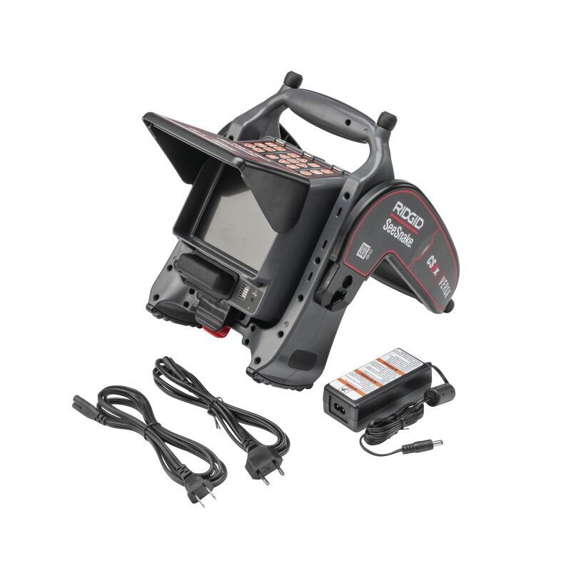 RIDGID CS6x VERSA System (64968) | Portable, Pivoting Sewer Inspection Monitor | J.M. McKinney Co RIDGID CS6x VERSA System (64968) | Portable, Pivoting Sewer Inspection Monitor