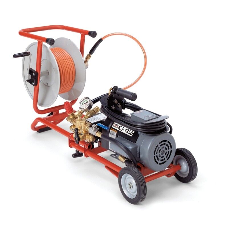 RIDGID KJ-1350 Water Jetter | 1,350 PSI Portable Electric Drain Cleaner (Model 63112) | J.M. McKinney Co RIDGID KJ-1350 Water Jetter | 1,350 PSI Portable Electric Drain Cleaner (Model 63112)