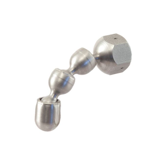 Gorlitz 1/8" Drop Head Nozzle 3 Rear Jets | JN 08-4K | J.M. McKinney Co JN 08-4K - Gorlitz Drop Head Nozzle - 1/8" - 3 Rear Jets