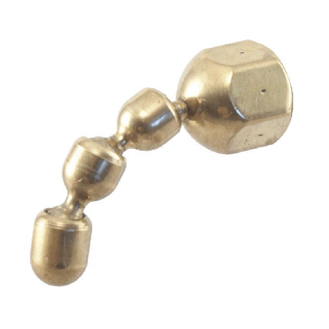 Gorlitz 1/4" Drop Head Nozzle 6 Rear Jets | JN 19B | J.M. McKinney Co JN 19B - Gorlitz Drop Head Nozzle - 1/4" - 6 Rear Jets