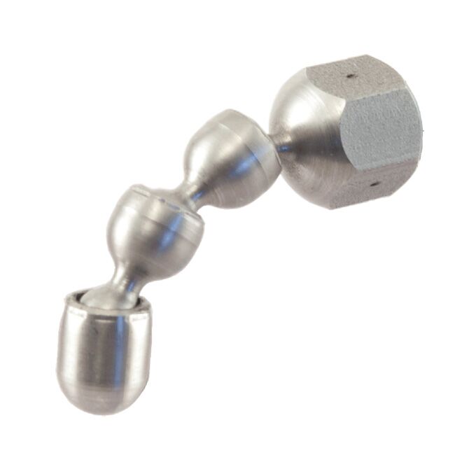 Gorlitz 1/4" Drop Head Nozzle 3-Rear Jets | JN 18 | J.M. McKinney Co JN 18 - Gorlitz Drop Head Nozzle - 1/4" - 3-Rear Jets