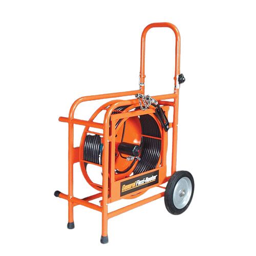 General Pipe Cleaners FR100-A - Flexi-Rooter 100 Flexible-Shaft Drain Cleaner (50-ft x 5/16-in Flexible Shaft, Sheath and Coupler, FR100-CS Cutter Set) | J.M. McKinney Co General Pipe Cleaners FR100-A - Flexi-Rooter 100 Flexible-Shaft Drain Cleaner (50-ft x 5/16-in Flexible Shaft, Sheath and Coupler, FR100-CS Cutter Set)