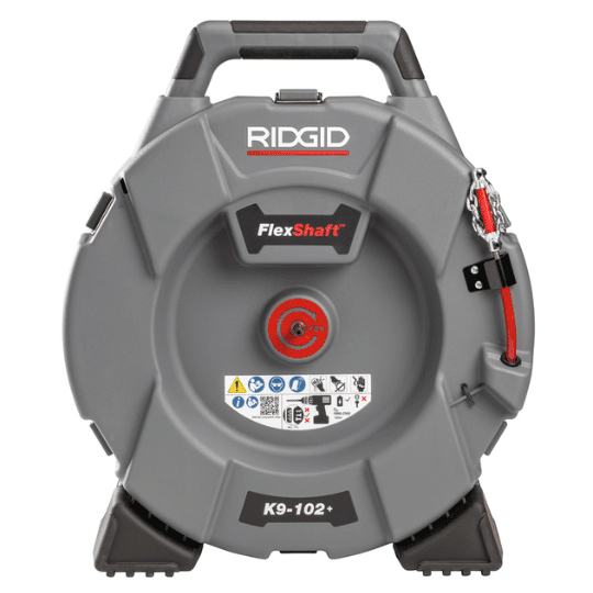 RIDGID K9-102+ FlexShaft Machine | 1¼″–2″ Drain Cleaner (Model 76193) | J.M. McKinney Co RIDGID® K9-102+ FlexShaft® Machine 76193 - 2