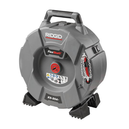 RIDGID K9-204+ FlexShaft Machine | 2″–4″ Pipe Cleaning System (Model 76198) | J.M. McKinney Co RIDGID® K9-204+ FlexShaft® Machine _ 76198 -2