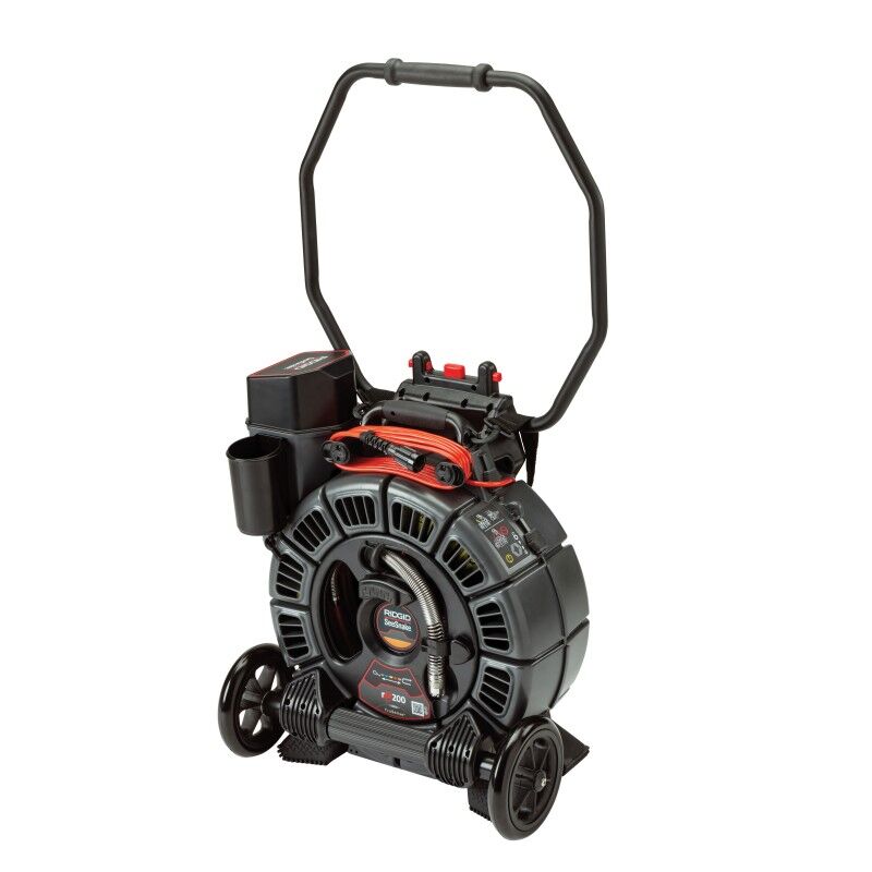 SeeSnake rM200B Reel with Self-Leveling Camera | TruSense, 165 ft (63663) | J.M. McKinney Co 63663 - SeeSnake® rM200B Reel (165' / 50m) with Self-Leveling Camera powered with TruSense®