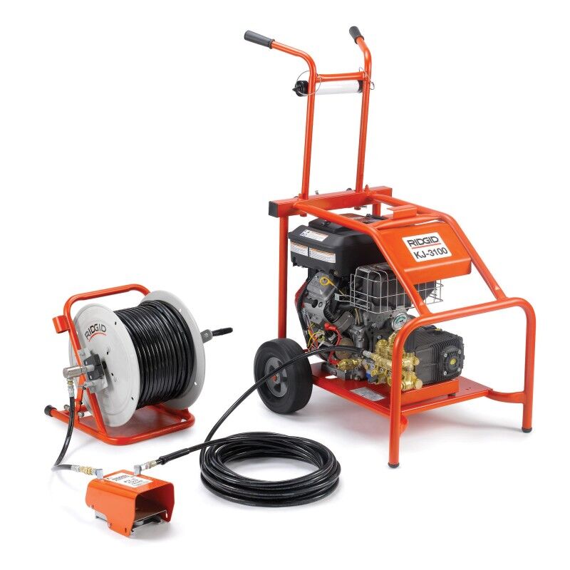 RIDGID KJ-3100 Water Jetter | 3000 PSI Commercial Drain Cleaner (Model 37413) | J.M. McKinney Co 37413 - KJ-3100 Water Jetter by RIDGID®