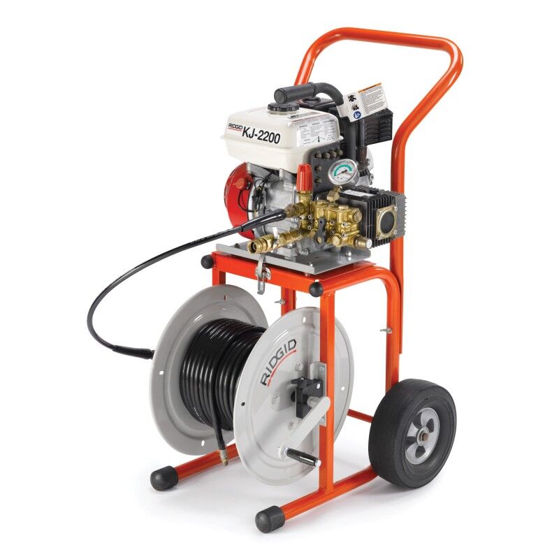 RIDGID KJ-2200 Water Jetter | 2,200 PSI Portable Drain Cleaner (Model 63882) | J.M. McKinney Co RIDGID KJ-2200 Water Jetter | 2,200 PSI Portable Drain Cleaner (Model 63882)