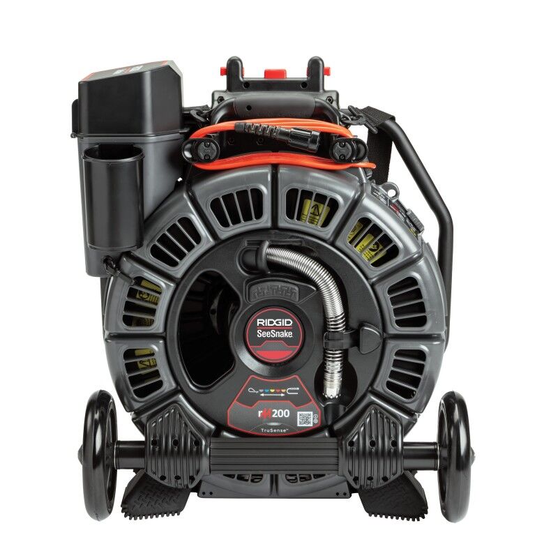 SeeSnake rM200A Reel with Camera, Self-Leveling TruSense, 200 ft (63658) | J.M. McKinney Co 63658 - SeeSnake® rM200A Reel (200' / 61 m) with Self-Leveling Camera powered with TruSense®