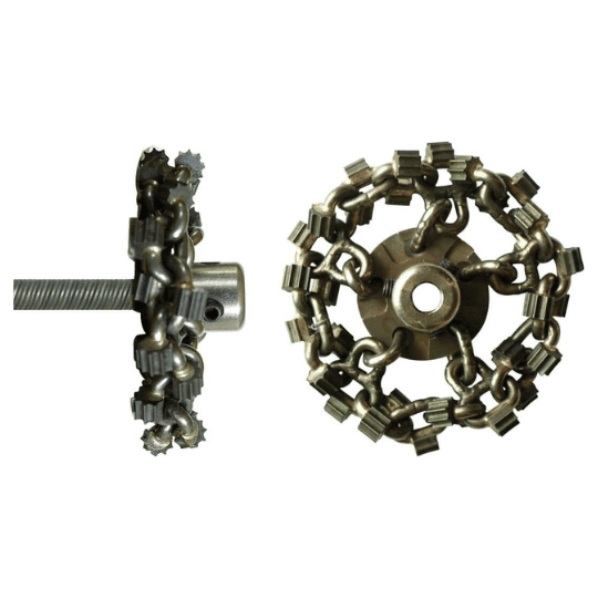 4in Circular Carbide Tipped Chain for Flex-Rooter | General Pipe Cleaners | J.M. McKinney Co 4in Circular Carbide Tipped Chain for Flex-Rooter | General Pipe Cleaners