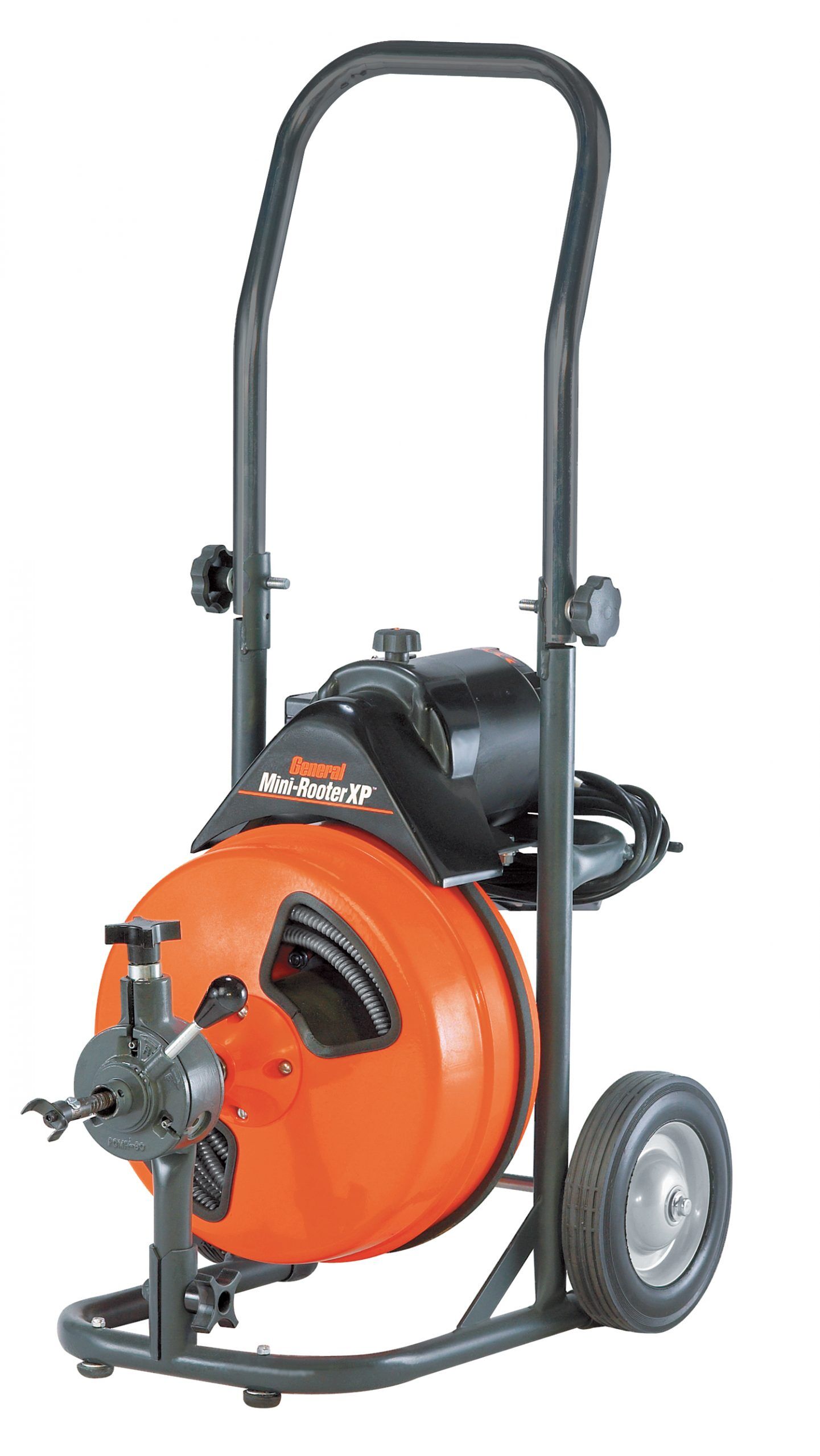 General Pipe Cleaners P-XP-B Mini-Rooter XP Drain/Sewer Cleaning Machine W/ 75' x 3/8"Cable & 4 Pc Cutter Set | J.M. McKinney Co Mini-Rooter XP P-XP-B - General Pipe Cleaners
