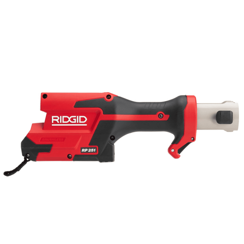 RIDGID RP 251 — Compact Press Tool with 360° Head & SlimGrip | J.M. McKinney Co RIDGID RP 251 Press Tool Battery Kit No Jaws